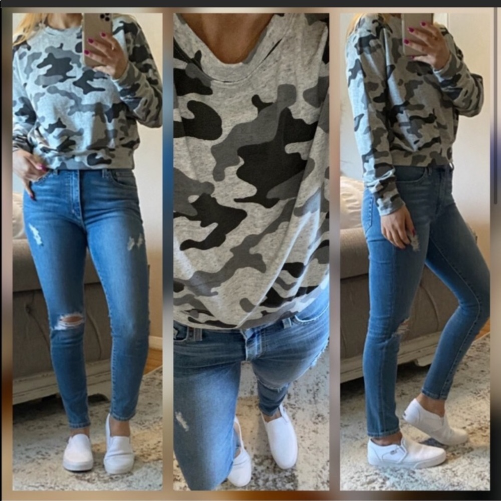 New camo sweatshirt